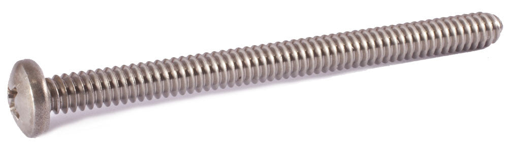 6-32 x 5/16 Phillips Pan Machine Screw 18-8 SS - FMW Fasteners