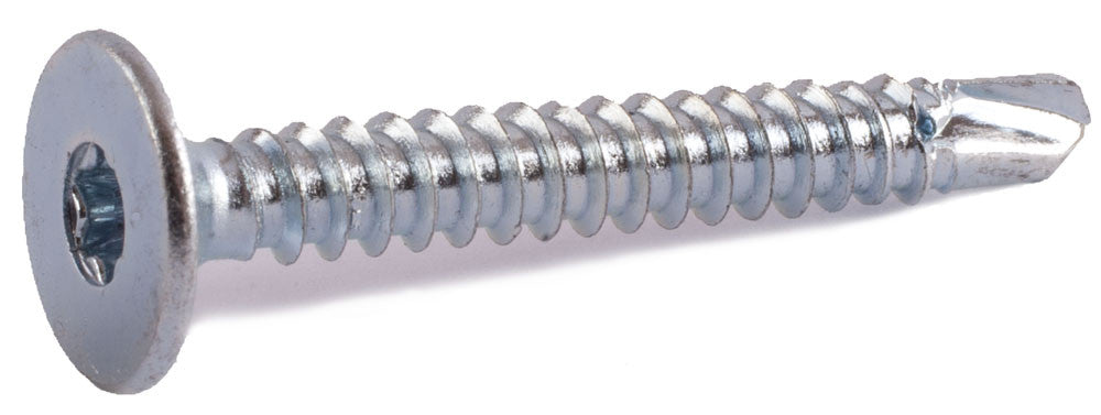 10-16 x 1 1/2 Star Wafer Self Drilling Screw Zinc Plated (T3) - FMW Fasteners