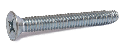 1/4-20 x 1 1/4 Phillips Flat Machine Screw Type F Zinc Plated - FMW Fasteners