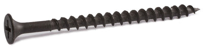 6 x 1 1/4 Phillips Bugle Coarse Drywall Screws Black Phosphate - Carton (8000) - FMW Fasteners