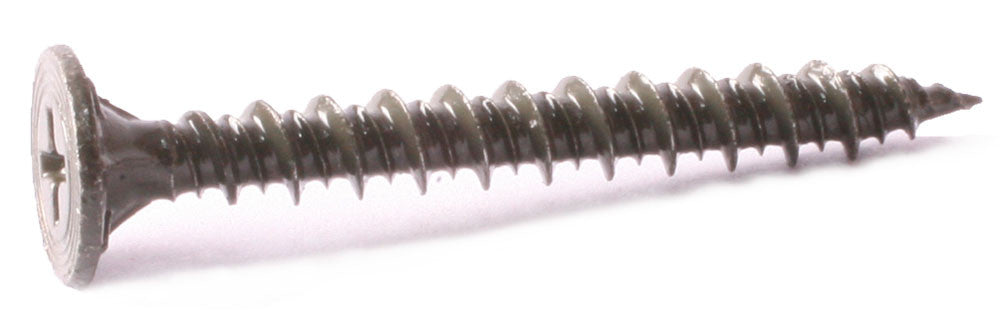 8 x 2 1/4 Phillips Wafer Hi-Low Cement Board Screws w/ Nibs Sharp Point Ruspert Coated - Carton (2500) - FMW Fasteners