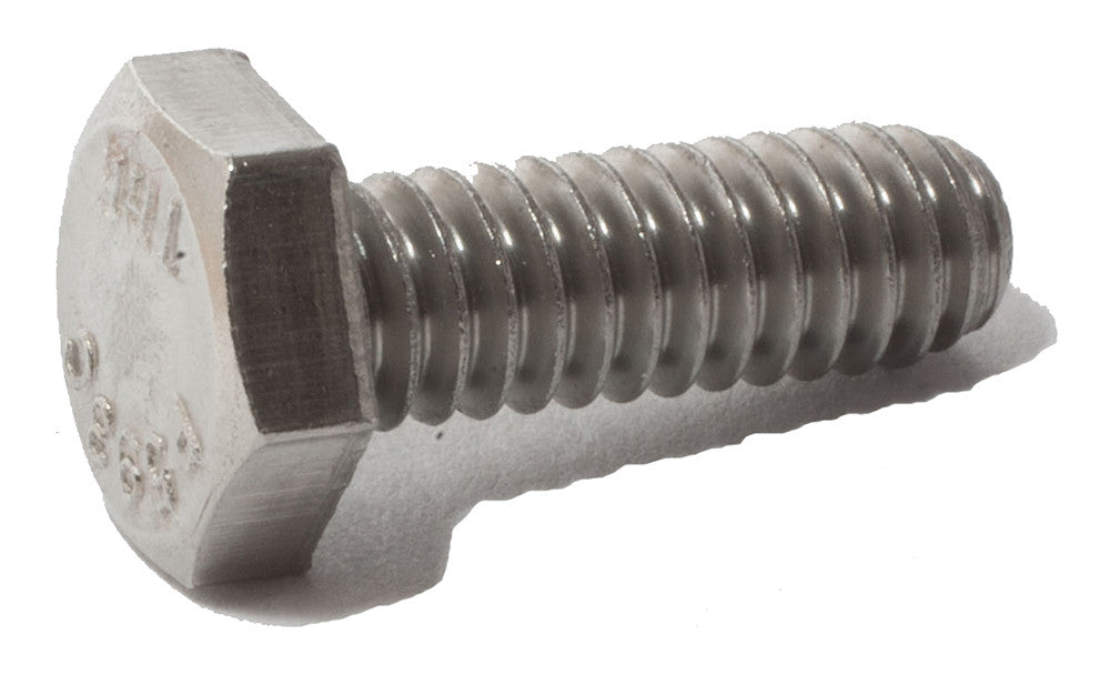 10-24 x 2 1/2 Hex Head Machine Screw 18-8 Stainless Steel - FMW Fasteners