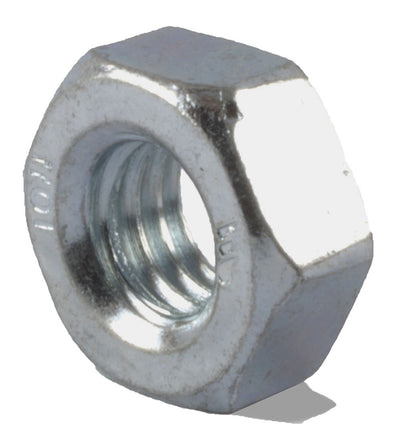 M8-1.25 Finished Hex Nut DIN 934 Class 8 Zinc Plated - FMW Fasteners