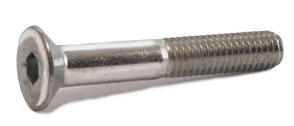 M12-1.75 x 40 Flat Socket Cap Screw 12.9 DIN 7991 Zinc Plated - FMW Fasteners
