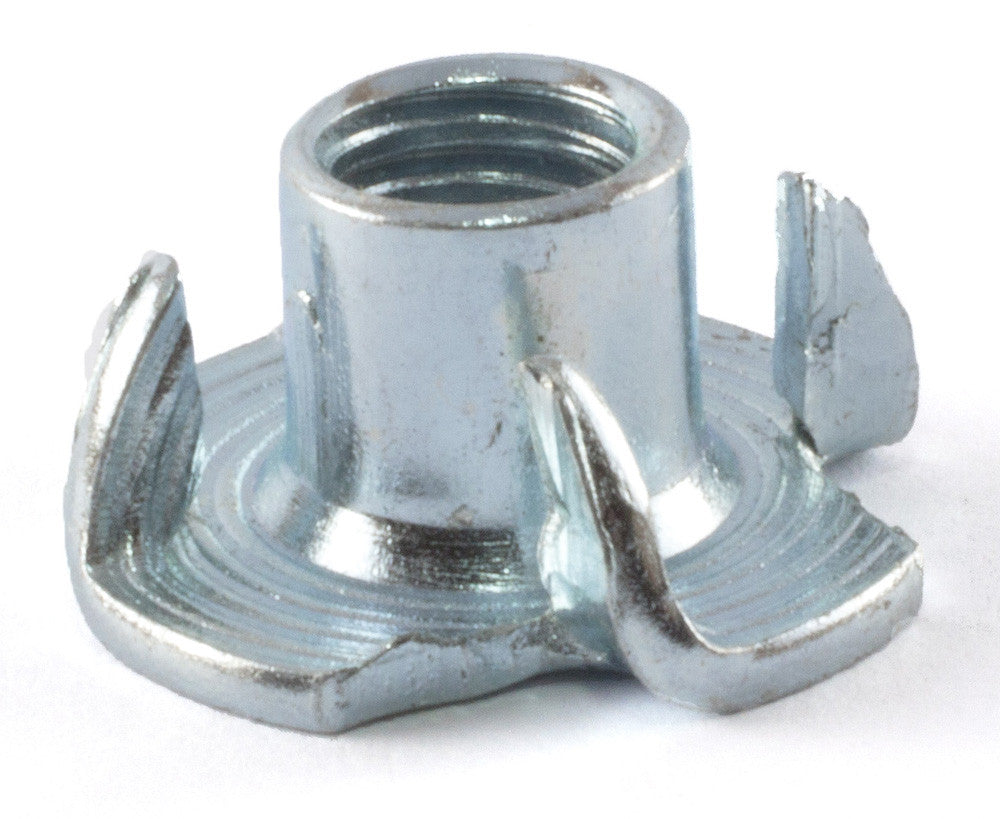 1/4-20 x 7/16 Tee Nut 4 Prong Zinc Plated - FMW Fasteners