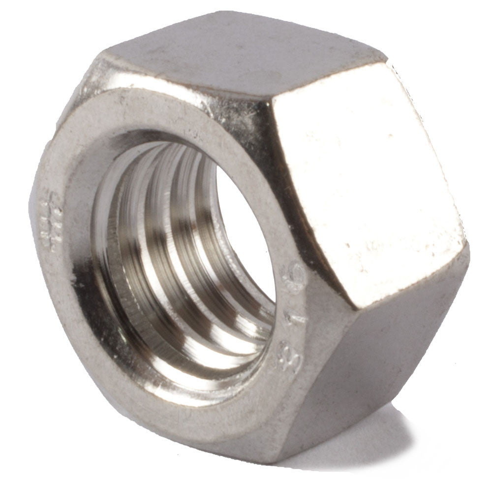 1-8 Finished Hex Nut SS 316 (A4) - FMW Fasteners