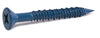 3/16 x 4 Phillips Flat Hi-Low Thread Concrete Screws Blue Ceramic Coated - FMW Fasteners