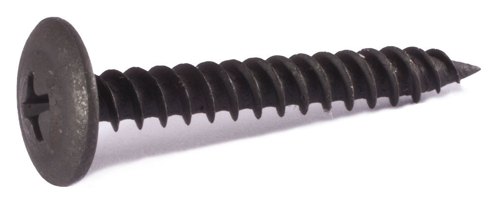 8 x 1 1/4 Phillips Modified Truss K-Lath Screw Black Oxide - FMW Fasteners